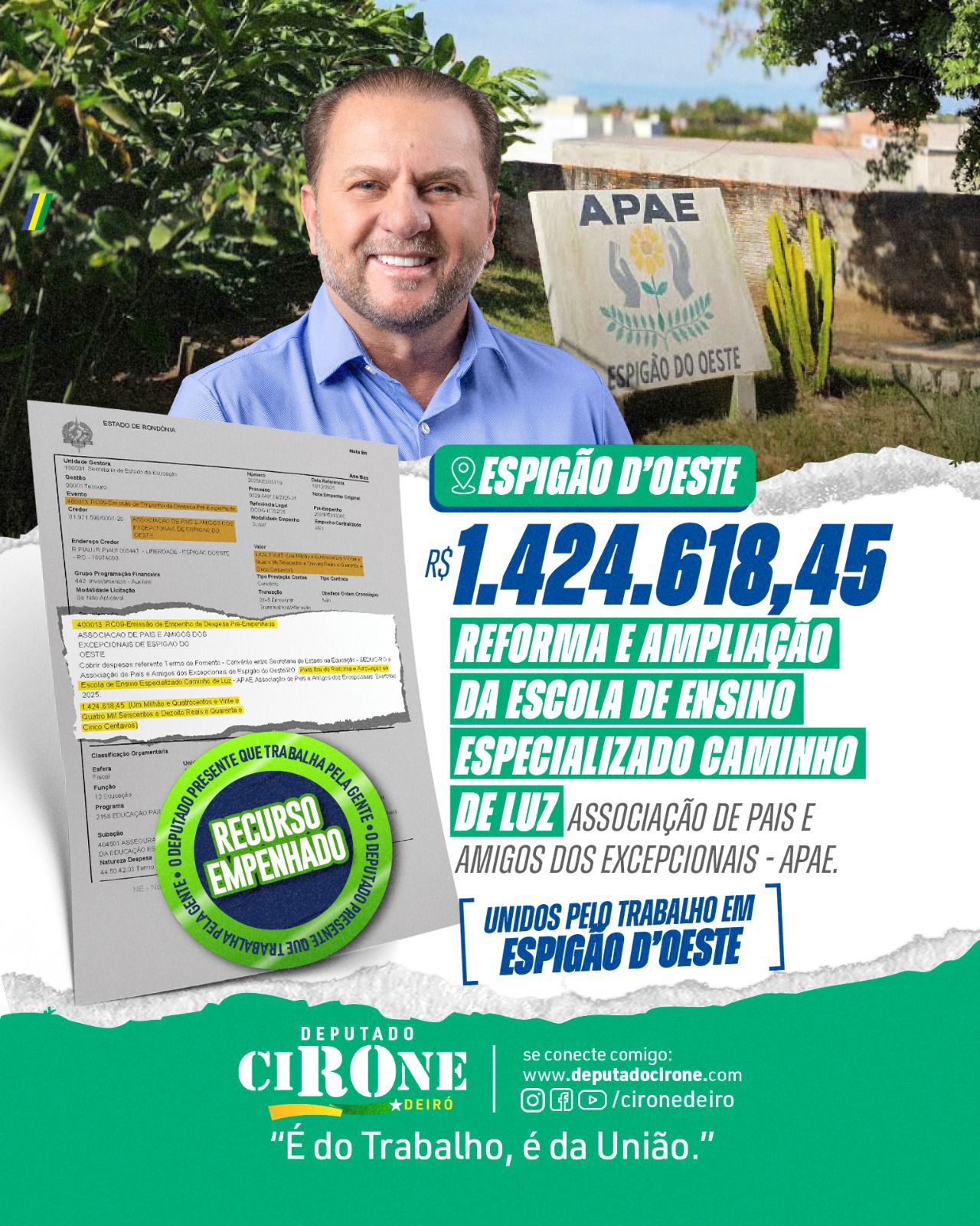 Deputado Cirone Deiró