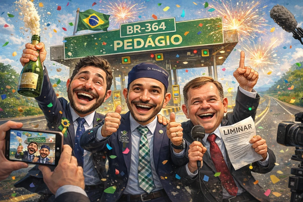 Ilustração da crônica