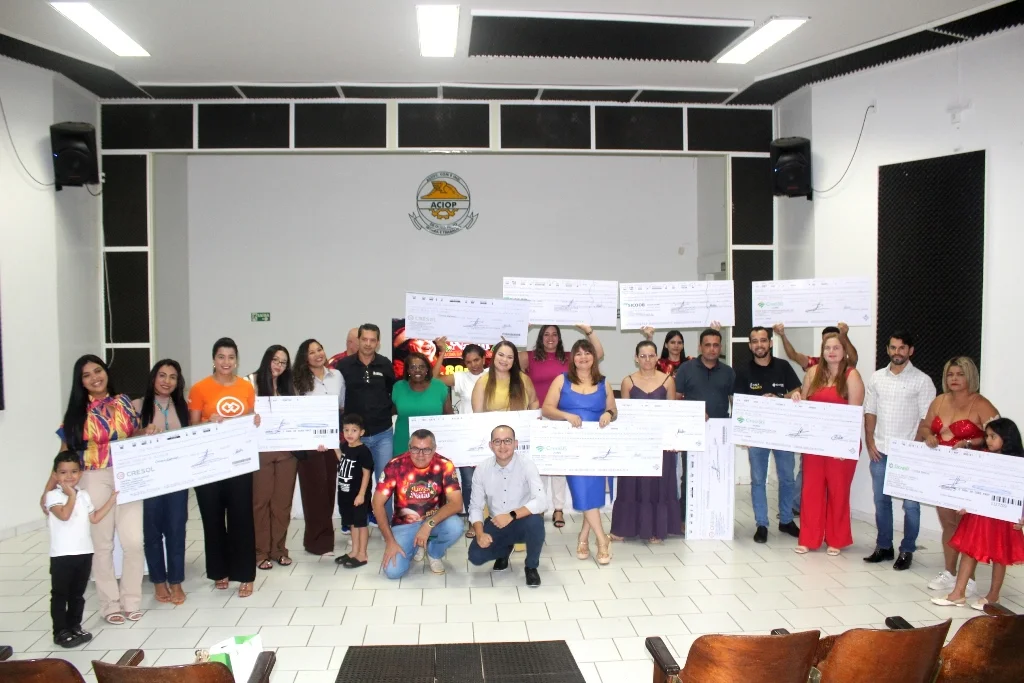 Evento de premiação Luzes de Natal