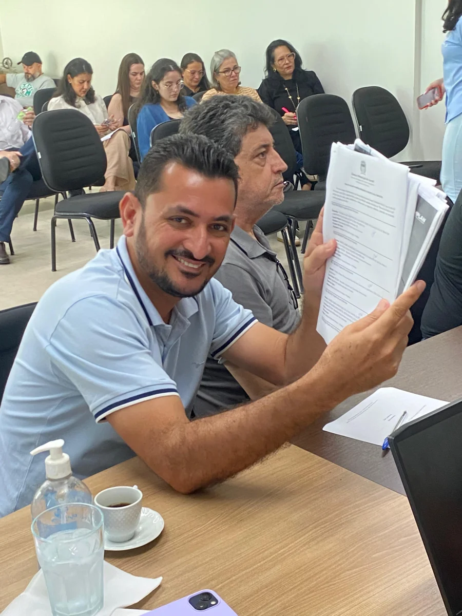 Kapiche com apoiadores