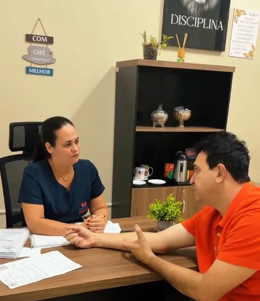 Vice-prefeito Tony Pablo durante visita técnica